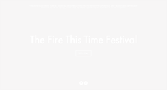 Desktop Screenshot of firethistimefestival.com